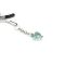 Затискачі для сосків із сердечком Liebe Seele Glow-in-dark Nipple Clamps Light Blue, світяться в темряві