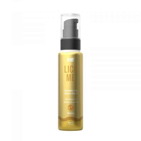 Гель для оральних пестощів із зігрівальним ефектом INTT Lick Me Kissable Gel Honey 50 мл, без цукру