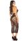 Сукня з відкритою спиною Leg Avenue Rhinestone Lace and Net Bodycon Dress One Size, Black