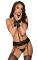 Комплект Kissable Bondage Kiss Set Black S/M