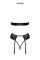 Комплект Kissable Bondage Kiss Set Black S/M