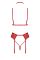 Комплект Kissable Bondage Kiss Set Red S/M