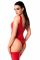 Боді Noir Handmade F352 Red powerwetlook body - XL