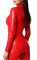 Комбінезон Noir Handmade F353 Red powerwetlook overall - L