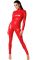 Комбінезон Noir Handmade F353 Red powerwetlook overall - M