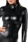 Сукня Noir Handmade F330 Powerwetlook mini dress - L