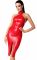Сукня Noir Handmade F354 Red powerwetlook dress - L