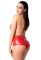 Шорти Noir Handmade F356 Red powerwetlook shorts - L