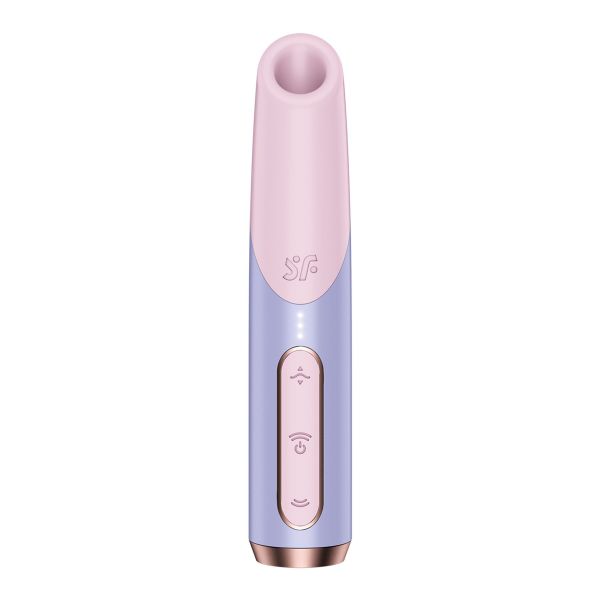 Вакуумний стимулятор Satisfyer Bold Kiss Violet, магнітна технологія 3D Air Pulse, 30 режимів роботи