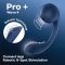 Смарт-стимулятор точки G + вакуумний стимулятор клітора Satisfyer Pro+ Wave 4 Connect App