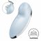 Вібростимулятор-пульсатор Satisfyer Tap & Climax 2 Blue, ефект постукування пальцем