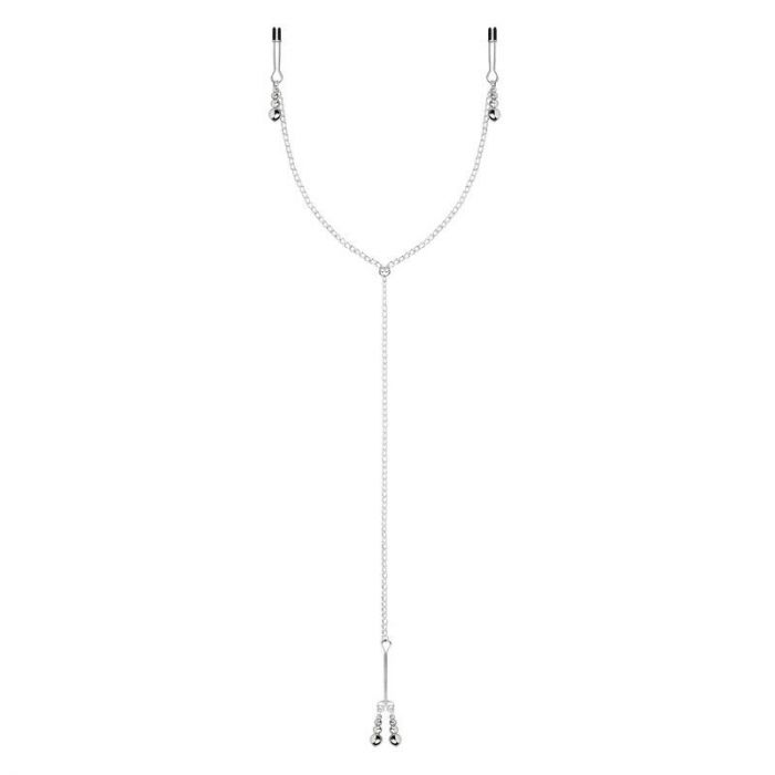 Затискачі для сосків та клітора Bedroom Fantasies: Nipple and Clitoris Clamps - Silver