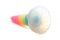 Фентезійний фалоімітатор Creature Cocks Luminescent Rainbow Silicone Dildo, світиться в темряві, 19,6 см