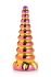 Фентезійний скляний фалоімітатор Creature Cocks Twilight Rainbow Glass Dildo, 16 см