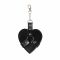 Брелок на карабіні для ключів Art of Sex Chained Heart, Чорний