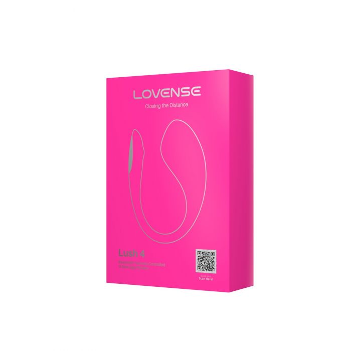 Смарт-віброяйце Lovense Lush 4, дуже потужне, швидке заряджання, LED-підсвічування