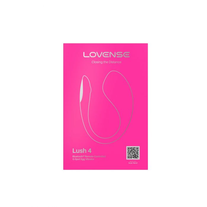 Смарт-віброяйце Lovense Lush 4, дуже потужне, швидке заряджання, LED-підсвічування