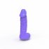 Мило у формі пеніса Чистий Кайф LARGE Violet, крафтове мило-член, натуральне