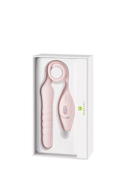 Пульсатор з вакуумним стимулятором KISSTOY Cathy III Pink, 5 режимів вакууму, 10 режимів пульсації