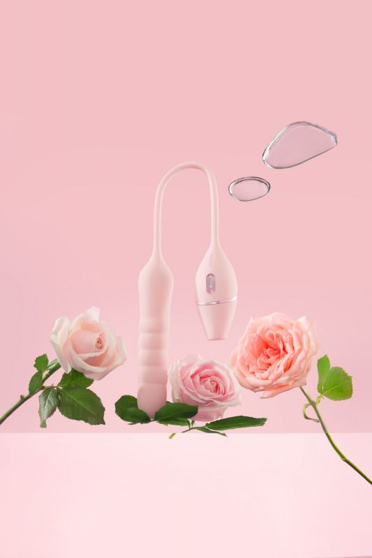 Пульсатор з вакуумним стимулятором KISSTOY Cathy III Pink, 5 режимів вакууму, 10 режимів пульсації