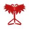 Жіноча портупея Art of Sex - Wings червона XS-M, екошкіра