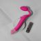 Безремінний страпон з вібрацією Strap-On-Me Vibrating Fuchsia L, діаметр 3,7см, пульт ДК, регульований