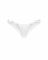 Трусики-стрінги з мереживом Obsessive Arrowel White crotchless thong 2XL/3XL