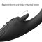 Смарт-вібратор Zalo Ares Obsidian Black, підігрів, 3 мотори, язичок для клітора, стимуляція точки G