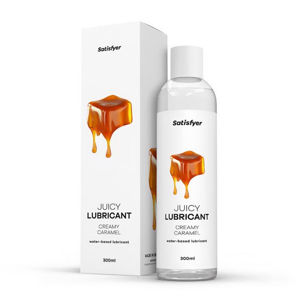Лубрикант на водній основі Satisfyer Juicy Lubricant Creamy Caramel water based 300 мл