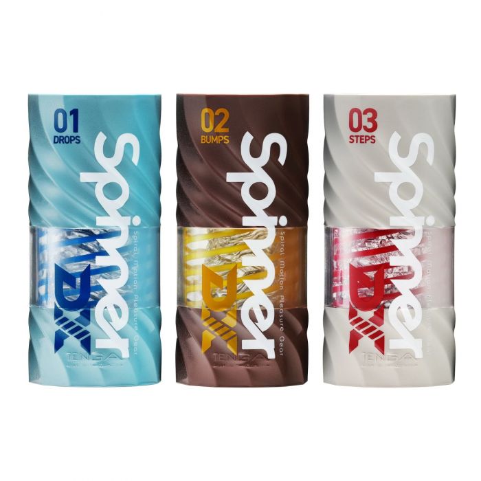 Мастурбатор Tenga Spinner DX 01 Drops, з пружною стимулювальною спіраллю всередині, ніжний вплив
