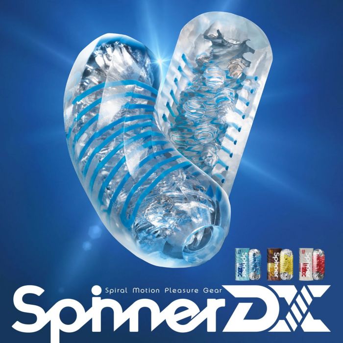 Мастурбатор Tenga Spinner DX 01 Drops, з пружною стимулювальною спіраллю всередині, ніжний вплив