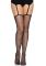Панчохи Leg Avenue Daisy Dot Fishnet Stockings One Size Black