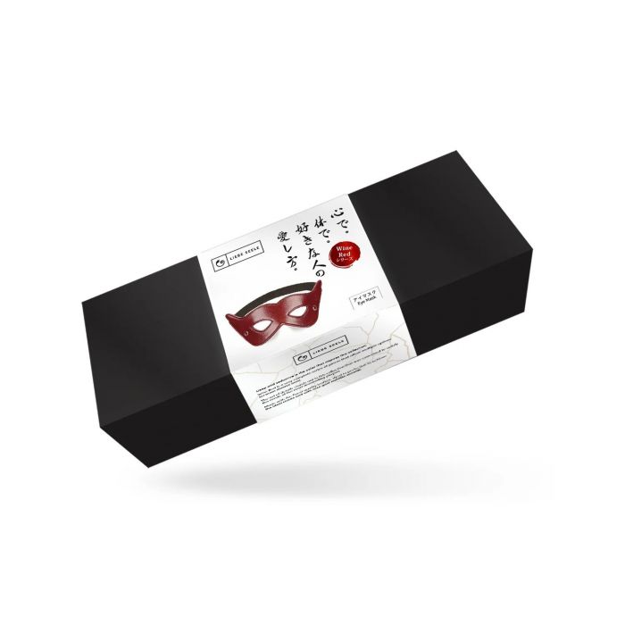 Шкіряна маска на очі Liebe Seele Wine Red Eye Mask