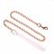 Нашийник з повідцем Liebe Seele White & Pink Fairy Goat Leather Collar