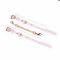 Наручники Liebe Seele White & Pink Fairy Goat Leather Hand Cuffs