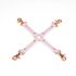 Хрестовина Liebe Seele White & Pink Leather Hogtie