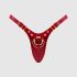Трусики для страпона Strap-On-Me Leatherette Harness Fabulous - One Size - Red Glossy