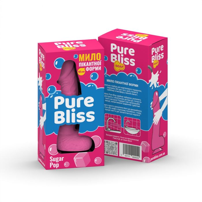 Ароматне мило пікантної форми Pure Bliss Pink Sugar Pop (Жуйка) 15 см