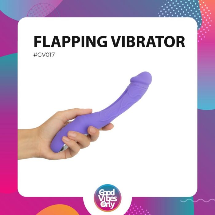 Вібратор точки G з вагінальним відростком Good Vibes Only – Flax Vibrating Dildo with G-Spot Stimulator