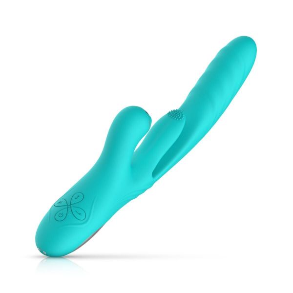 Вібратор-кролик із вагінальним відростком Good Vibes Only – Lisa Thrusting Rabbit Vibrator with G-Spot Stimulator