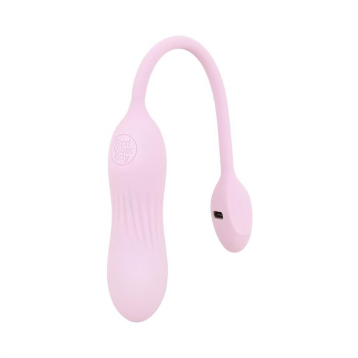 Віброяйце-віброкуля Good Vibes Only – SIVA Bullet Vibrator Soft Silicone – Pink, 10 режимів