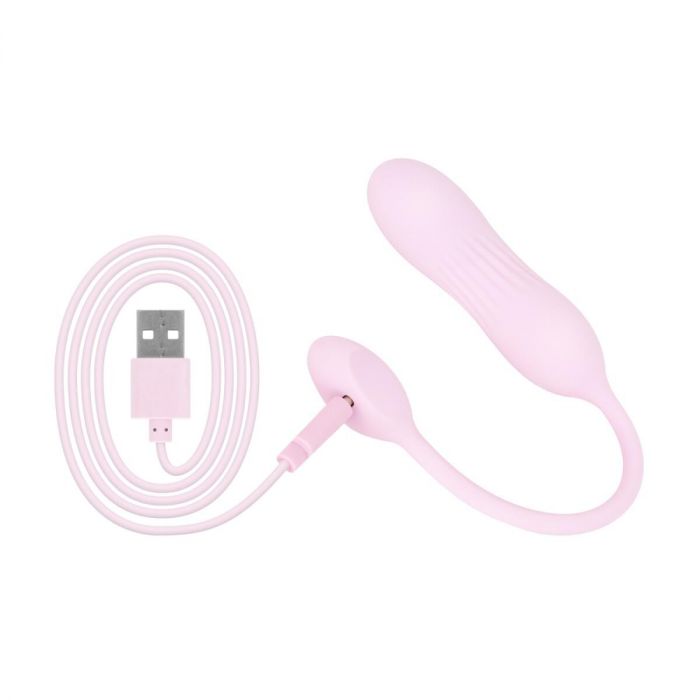 Віброяйце-віброкуля Good Vibes Only – SIVA Bullet Vibrator Soft Silicone – Pink, 10 режимів