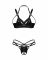 Комплект Obsessive Keira Lise 2-pcs crotchless set L/XL
