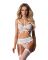 Комплект Obsessive Premisis White 3-pcs crotchless set S/M