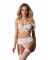Комплект Obsessive Premisis White 3-pcs crotchless set L/XL