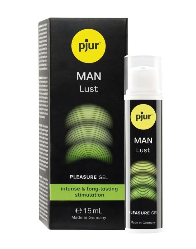 Рідкий вібратор для чоловіків pjur MAN Lust, 15 мл, з ефектом мурашок