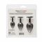 Набір силіконових анальних пробок BMS Roses Til’ Dawn Silicone Anal Plug Kit Starter Kit Black