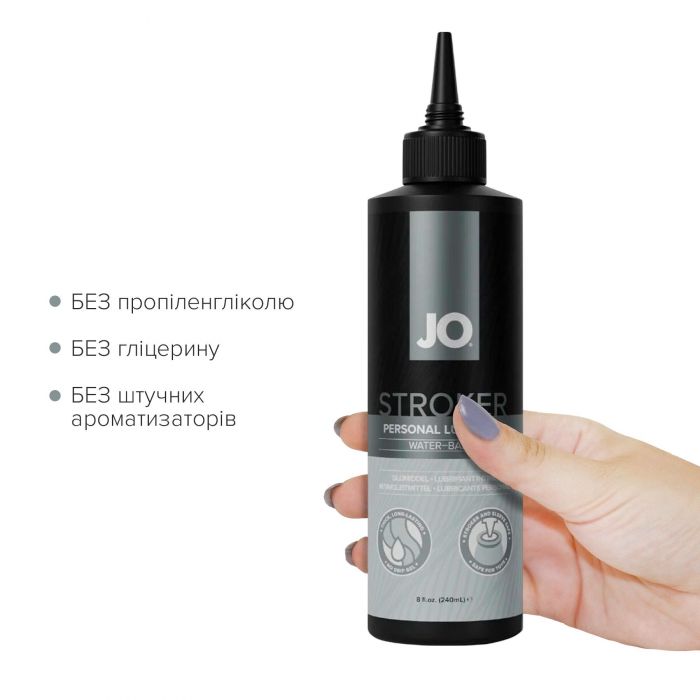 Лубрикант для мастурбаторів JO Stroker Lubricant 240 мл, на водній основі, густий, з аплікатором