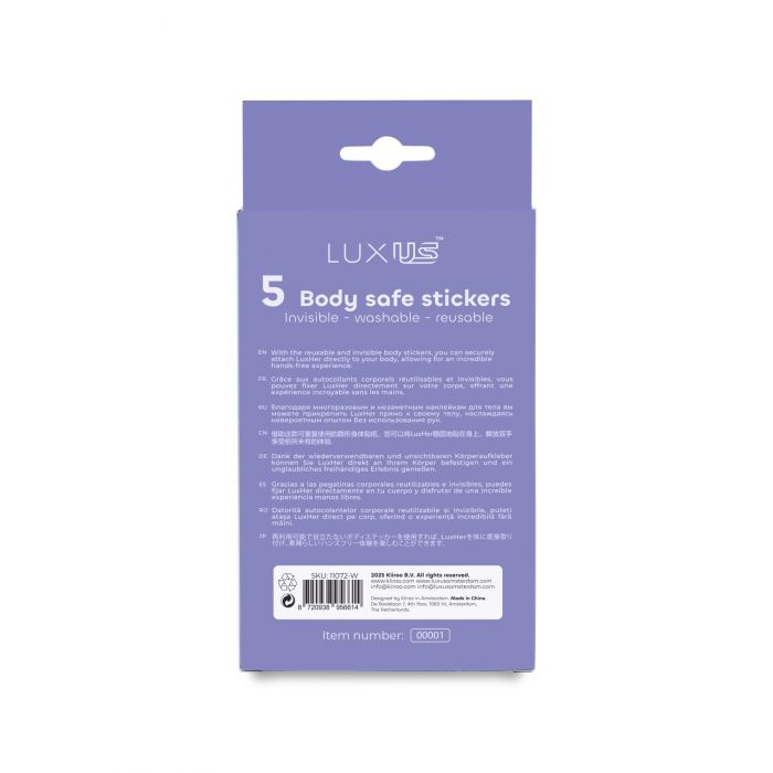 Комплект наліпок для вібратора LuxusHer Kiiroo Luxus Stickers (5 шт)