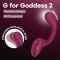 Вагінально-кліторальний вібратор Satisfyer G for Goddess 2 Wine Red, 2 мотори